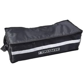 AlveyTech Insulated Cargo Bag - For the Coleman AT125-EX ATV, Rear Rack Storage, Weatherproof Bags, Beverage, Gear Accessories, Back Seat PEVA Lined Durable Luggage, Gas 4-Wheeler, Quad Parts Carrier