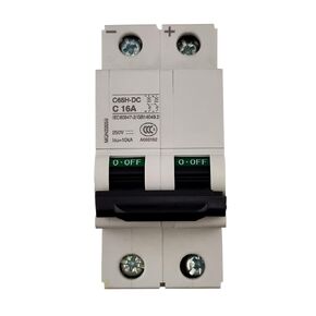 2P 250V الجهد المنخفض DC قاطع الدائرة المصغرة للألواح الشمسية نظام الشبكة Din Rail Mount Breaker DC Circuit Amp C65H-DC (32A)