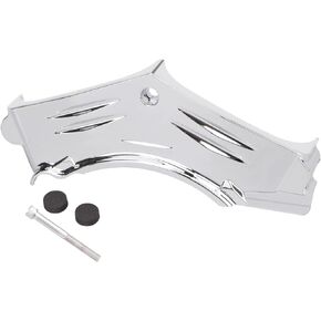 Motorcycle Chrome Cylinder Base Cover Compatible for 2000-2006 Harley Softail, 1999-2006 Touring Electra Road Glide FLHT FLHR FLTR, 1999-2005 Dyna FXDWG