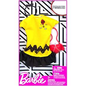 Barbie Clothes: A Peanuts Charlie Brown Dress Doll & 2 Accessories