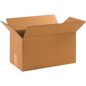PARTNERS BRAND 17 x 9 x 9 Corrugated Cardboard Boxes, Long 17"L x 9"W x 9"H, Pack of 25 | Shipping, Packaging, Moving, Storage Box for Home or Business, Strong Wholesale Bulk Boxes