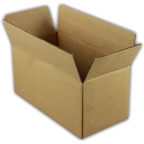 25 EcoSwift 8x4x4 Corrugated Cardboard Packing Boxes Mailing Moving Shipping Box Cartons 8 x 4 x 4 inches