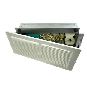 Hidden Wall Safe, Hidden as Air Vent in Plain Sight, Secures Jewelry, Valuables, Cash etc, White
