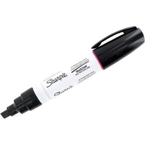 SHARPIE Oil-Based Paint Marker, Bold Point, Black, 1 Count - Great for Rock Painting