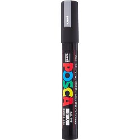 Uni Posca Medium Marker, Silver (PC5M.26)