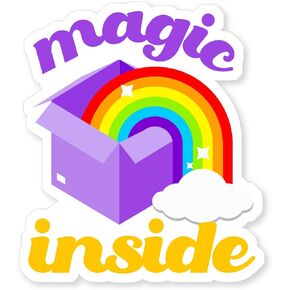 240 Happy Mail Rainbow Small Business Theme Stickers, Thank You, Packaging Envelop Seals