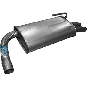 Walker Quiet-Flow SS 53370 Direct Fit Exhaust Muffler Assembly 2" Inlet (ID) 2" Outlet (OD) for Nissan Altima