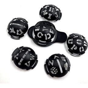6 in 1 Golf Ball Liner Line Marker Template Drawing Mark Alignment Tool