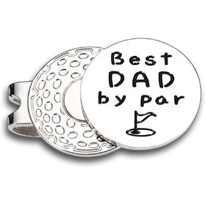 Dad Gifts for Dad from Daughter Son Fathers Day for Best Dad by Par Golf Ball Marker for Men Him Golf Lovers Dad Birthday Gift Daddy New Dad Gifts Stepdad Gifts Dad Valentines Day Gift Golf Cap Gift