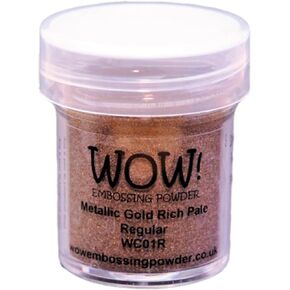 Wow Embossing Powder 15ml-Gold Rich Pale