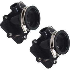 labwork 2X Carburetor Carb Intake Boot Fit for Ski-Doo 600 500 OE# 420867882 & 420867880