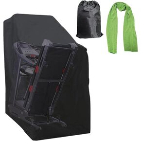 Large Treadmill Cover Waterproof Outdoor,Folding Treadmill Covers,Running Machine Cover Outdoor,Cover for Treadmill, Exercise Workout Equipment Protective Dustproof
