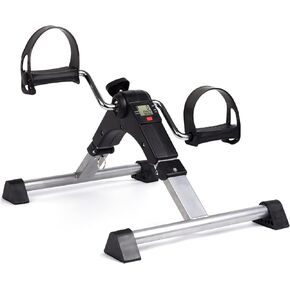 Under Desk Bike Pedal Exerciser, Portable Foldable Mini Stationary Exercise Bike for Home, Rehabilitation Peddler Machine