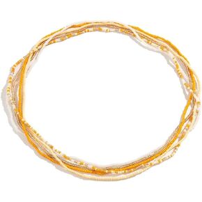 Blue Drop Sexy Rice Beaded Waist Chain Summer Beach Colorful Layered Belly Body Chain Bikini Body Belly Chains Bohemia Body Jewelry Gifts For Women in Kuwait