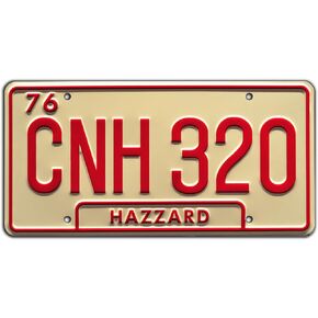 Dukes of Hazzard | Georgia CNH 320 | Metal Stamped License Plate