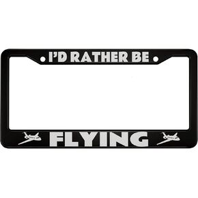 I Speed Because I Have to Poop Aluminum Alloy License Plate Frame White Black Applicable to US Standard Car Metal Car Tag Frame Funny Front License Plate Cover Holder for Women Men(1 Pack)