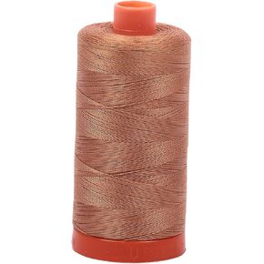 Aurifil Mako Cotton Thread Solid 50wt 1422yds Light Cinnamon