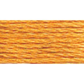 DMC 117-3854 Mouline Stranded Cotton Six Strand Embroidery Floss Thread, Medium Autumn Gold, 8.7-Yard