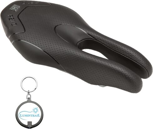 سرج ISM PS 1.0، مقعد دراجة ثلاثي الطريق من الإسفنج القوي وحزمة حشوة هلامية مع ضوء سلسلة مفاتيح Lumintrail in Kuwait