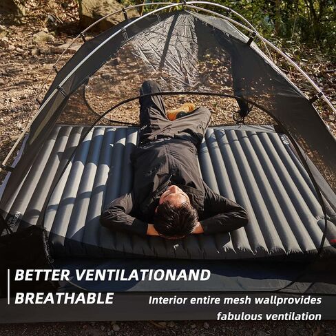 خيمة تخييم MOBI GARDEN تتسع لشخصين أو شخصين، خيمة خفيفة الوزن تحمل على الظهر مقاومة للماء والرياح، خيم خارجية مزدوجة الطبقات للتخييم والمشي لمسافات طويلة والسفر لتسلق الجبال in Kuwait