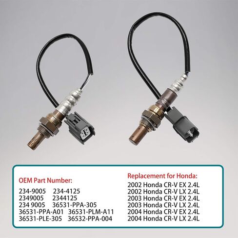 O2 Oxygen Sensor Upstream Downstream 2Pcs Compatible with Honda CR-V Replaces# 234-9005, 234-4125 in Saudi Arabia
