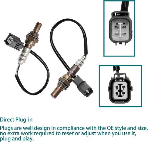 O2 Oxygen Sensor Upstream Downstream 2Pcs Compatible with Honda CR-V Replaces# 234-9005, 234-4125 in Saudi Arabia