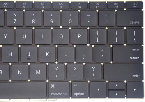Padarsey Replacement Individual Key Cap Set US Keyboard Replacement Keycaps Keys QWERTY for MacBook Pro Retina 13"/15" A1706 A1707 2016 2017 in Saudi Arabia