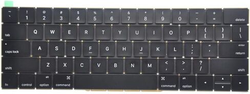 Padarsey Replacement Individual Key Cap Set US Keyboard Replacement Keycaps Keys QWERTY for MacBook Pro Retina 13"/15" A1706 A1707 2016 2017 in Saudi Arabia