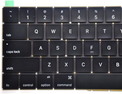 Padarsey Replacement Individual Key Cap Set US Keyboard Replacement Keycaps Keys QWERTY for MacBook Pro Retina 13"/15" A1706 A1707 2016 2017 in Saudi Arabia