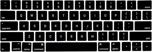 Padarsey Replacement Individual Key Cap Set US Keyboard Replacement Keycaps Keys QWERTY for MacBook Pro Retina 13"/15" A1706 A1707 2016 2017 in Saudi Arabia