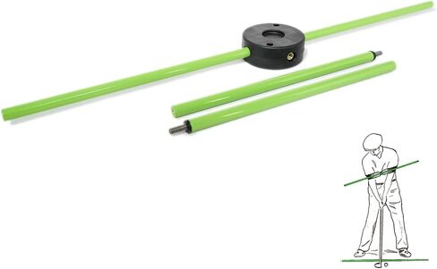 SWINGALIGN Golf Swing Trainer - حزمة Swing Align XL - أدوات تدريب الجولف لتحسين سريع ومضمون. مسافة ودقة أفضل. يحسن المحاذاة والاتصال والدوران. يناسب لاعبي الغولف مقاس XL. in Saudi Arabia