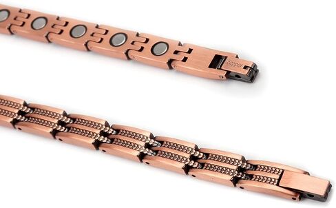 Copper Bracelet for Women Relieve Arthritis and Carpal Tunnel Migraine Tennis Elbow Pain Women's Pure Copper Adjustable Bracelet (Copper) in Saudi Arabia