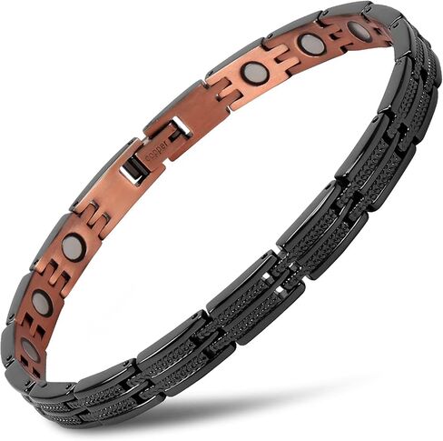 سوار نحاسي للنساء يخفف التهاب المفاصل ونفق الرسغ والصداع النصفي وآلام مرفق التنس للنساء سوار نحاسي نقي قابل للتعديل (نحاس) in Kuwait