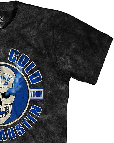 WWE Mens Stone Cold Shirt - Stone Cold Steve Austin - World Wrestling Champion Tie Dye T-Shirt in Saudi Arabia