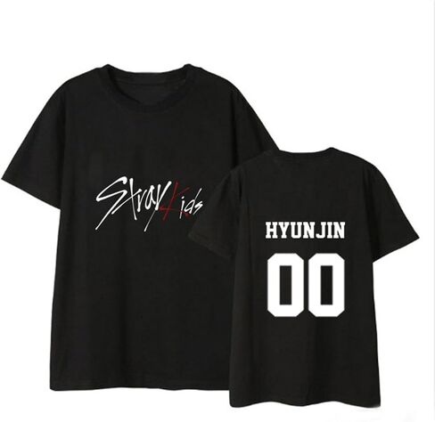 JUNG KOOK Kpop Stray Kids قميص Bangchan Felix Hyunjin Changbin Woojin Jeongin Jisung Minho Seungmin تي شيرت تي شيرت in Saudi Arabia