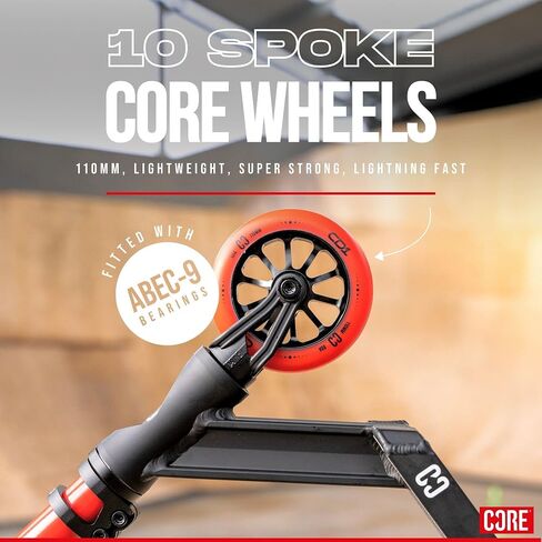 CORE CD1 Pro Scooter - Kids Scooter, Trick Scooter for Kids Ages 6-12, Stunt Scooter for Teenagers & Kids, Freestyle Scooter for Skatepark Perfect for Beginners Boys and Girls in Saudi Arabia