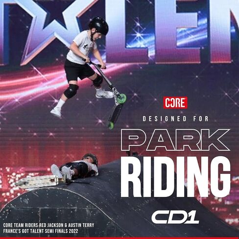 كور CD1 برو سكوتر - سكوتر للأطفال، سكوتر خدعة للأطفال الذين تتراوح أعمارهم بين 6-12 عامًا، سكوتر حيلة للمراهقين والأطفال، سكوتر حر لمنتزه التزلج مثالي للمبتدئين من الأولاد والبنات in Kuwait