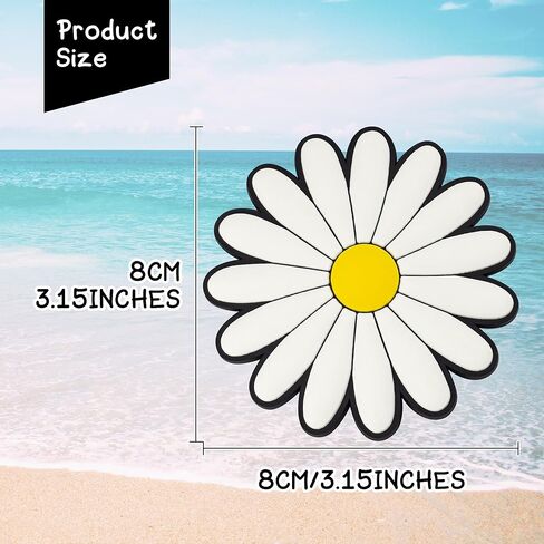 ديكورات للحقيبة/حقيبة الشاطئ، عبوة واحدة من الأقحوان in Kuwait