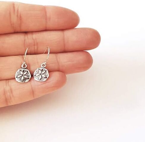 الجنيه الاسترليني فضة أقراط سحر الدولار الرمال الصغيرة in Kuwait