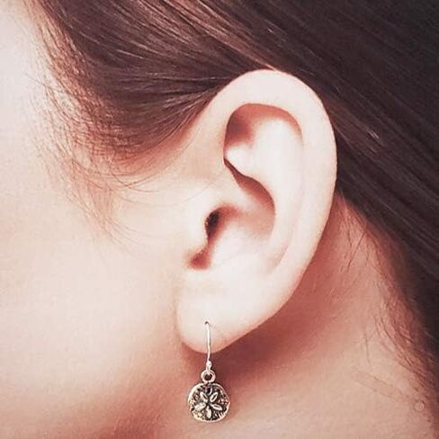 الجنيه الاسترليني فضة أقراط سحر الدولار الرمال الصغيرة in Kuwait