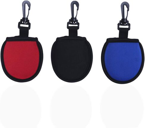 حقيبة تنظيف كرات الجولف مكونة من 3 قطع قابلة للحمل للجيب مع مشبك in Kuwait