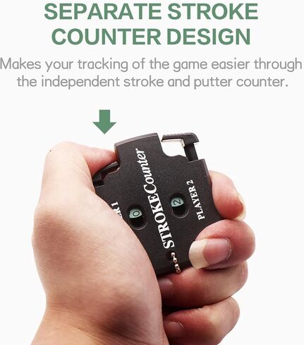 عداد نقاط الجولف الصغير، عداد جولف محمول لحافظة نتائج لعبة الجولف ولوحة النتائج الرياضية الخارجية (عبوة من قطعتين) in Kuwait