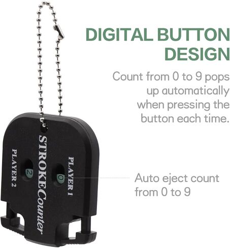 عداد نقاط الجولف الصغير، عداد جولف محمول لحافظة نتائج لعبة الجولف ولوحة النتائج الرياضية الخارجية (عبوة من قطعتين) in Kuwait