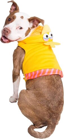 Pet Krewe X-Large Sesame Street Big Bird Hoodie Dog Costume Fits Dogs size Small, Medium, Large or Extra Large - Perfect for Halloween, Christmas Holiday, Parties, Photoshoots, Gifts for Dog lovers in Saudi Arabia