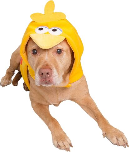 Pet Krewe X-Large Sesame Street Big Bird Hoodie Dog Costume Fits Dogs size Small, Medium, Large or Extra Large - Perfect for Halloween, Christmas Holiday, Parties, Photoshoots, Gifts for Dog lovers in Saudi Arabia
