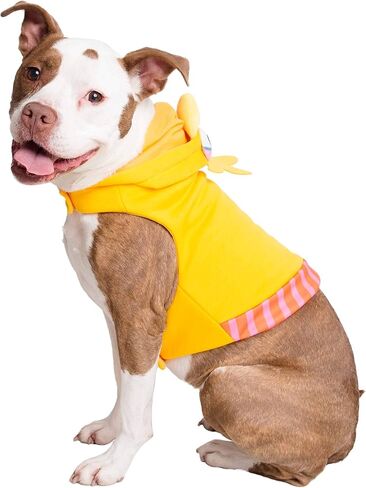 Pet Krewe X-Large Sesame Street Big Bird Hoodie Dog Costume Fits Dogs size Small, Medium, Large or Extra Large - Perfect for Halloween, Christmas Holiday, Parties, Photoshoots, Gifts for Dog lovers in Saudi Arabia