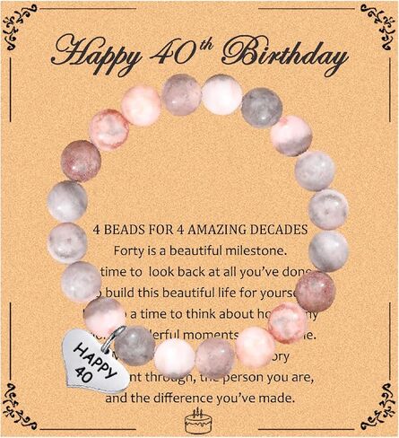 هدايا للابنة، سوار ساحر، سوار من الخرز الوردي، سوار من الحجر الطبيعي قابل للتعديل، لهدايا ابنتي، هدايا عيد الميلاد وعيد الشكر وعيد الحب in Kuwait