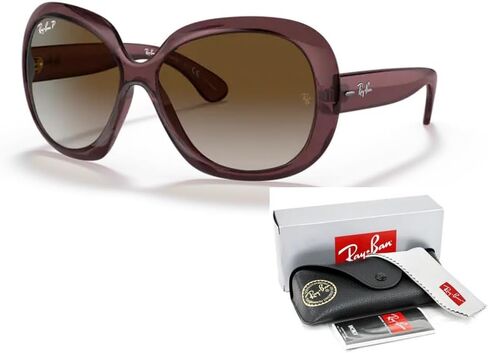 Ray-Ban Jackie ohh ii RB4098 Butterfly Sunglasses for Women + BUNDLE With Designer iWear Complimentary Eyewear Kit in Saudi Arabia