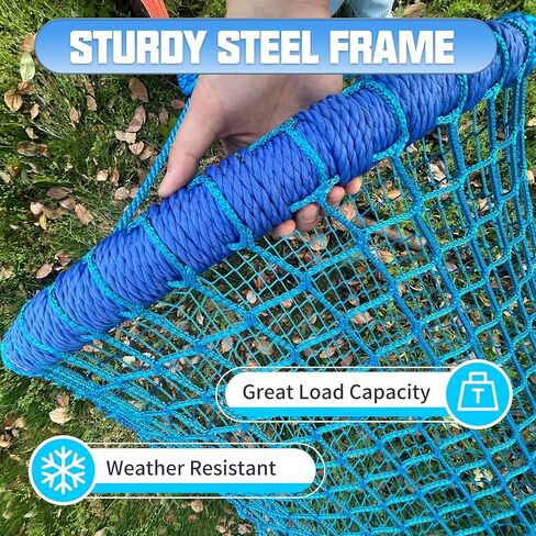 Tongmo 6.5ft جسر نفق حبل منسوج معلق، 6.5 بوصة طول × 2.6 بوصة قطر، شبكة تسلق خارجية لرياض الأطفال، جسر نفق حبل ملعب معلق in Kuwait