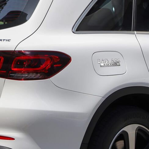 قطعتان من شعار إصدار Bad Ass للسيارة، شارة شعارات خارجية للسيارة ملصق ثلاثي الأبعاد، ملصق سيارة ثلاثي الأبعاد مع لاصق 3M، مناسب لجميع السيارات in Kuwait